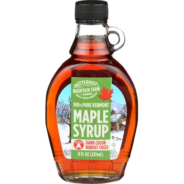 Butternut Mountain Farm Robust Dark Maple Syrup, 8 FZ