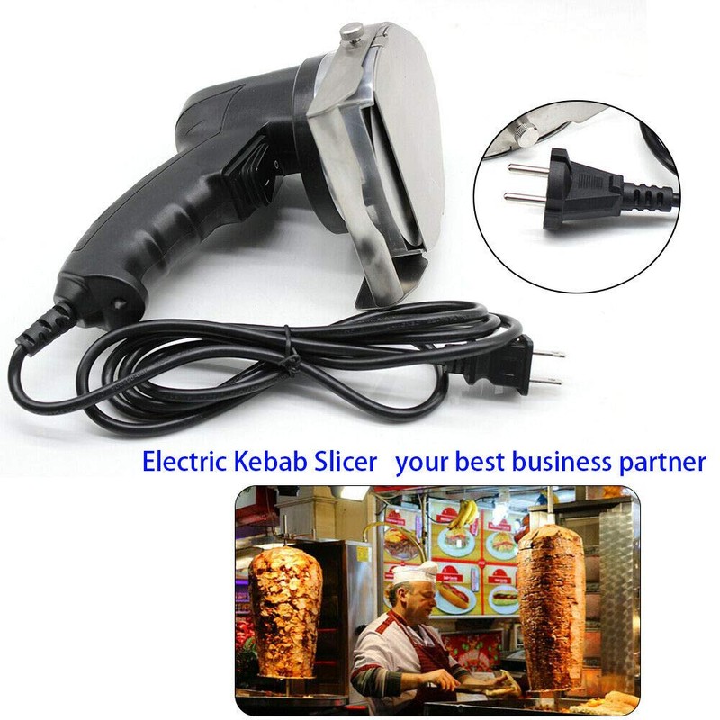 Ergonomically Designed Hand Held Kebab Slicer, 80W 420 And 304