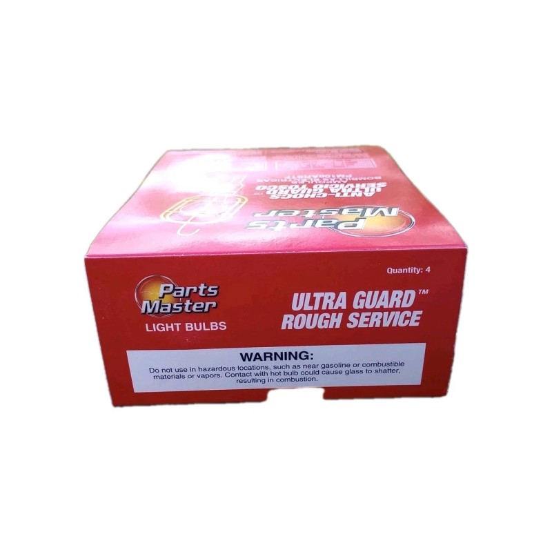 Parts Master 100 Watt Rough Service Bulbs - 4 Pack