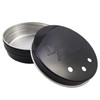 1 x Metal Retainer Case ~ Black or Silver Box