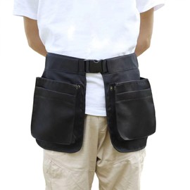 SUWEISUA Detachable Dog Trainer Treat Pouch, Large Pet Training Waist Zipper Bag, Dog Treat Training Pocket with Belt, Hands Free & Easy to Use, (2 Small Pocket)