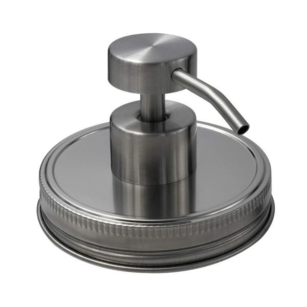 Mason Jar Lifestyle Satin/Brushed #2 Rust Proof Soap Pump Dispenser