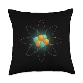 Funny Atom Art Men Women Stem Molecule Chemistry Teacher Throw Pillow
