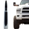 VMS CHROME BULLET ANTENNA WITH BLACK TIP FOR DODGE RAM