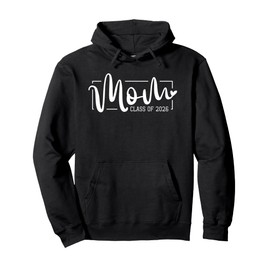 Mom Class Of 2026 Senior Graduation Pullover Hoodie