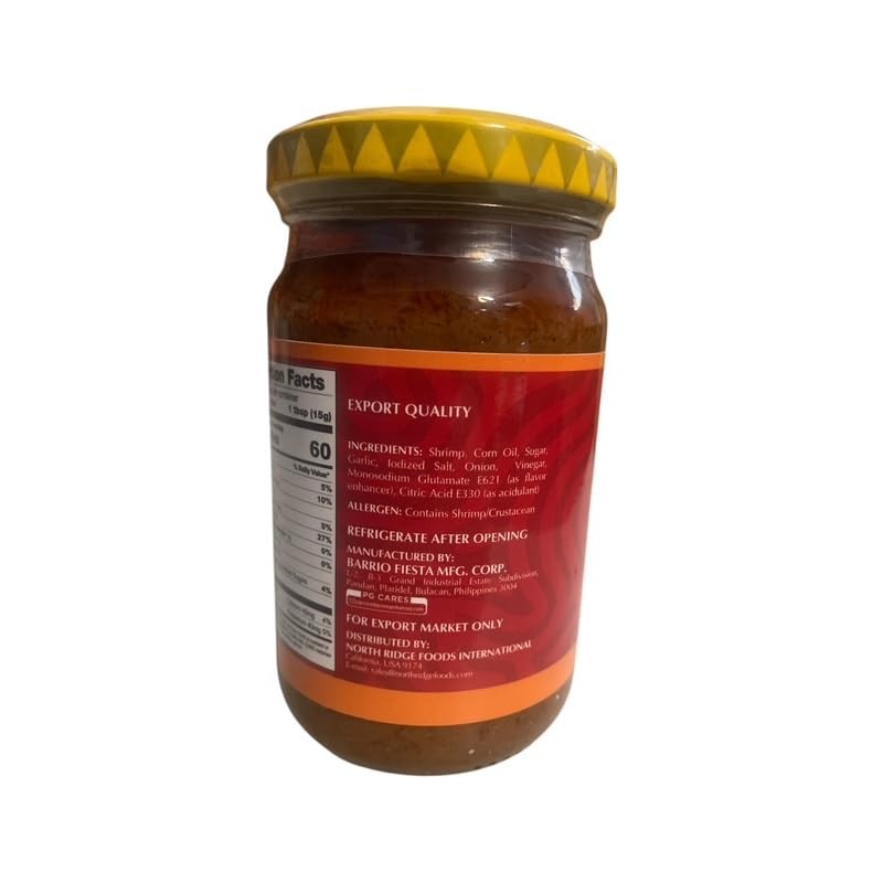 Barrio Fiesta Bagoong Hipon Sweet Sauteed Shrimp Paste, 250g