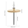 Portable Mosquito Coil Holder Multifunctional Magnetic Removable Oak Mosquito Coil