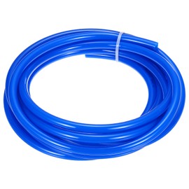 PATIKIL Pneumatic Tubing 3/8 OD 16.4ft, 10mm OD 6.5mm ID PU Air Line Pipe Tube for Air Compressor Fitting or Fluid Transfer,Blue
