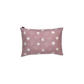 Kanki Decorative Pillow Cover, 100% Cotton, Made in Japan, Stylish, Print Pattern, Envelope Style Pillowcase (Star Pattern Pink, 13.8 x 19.7 inches (35 x 50 cm))