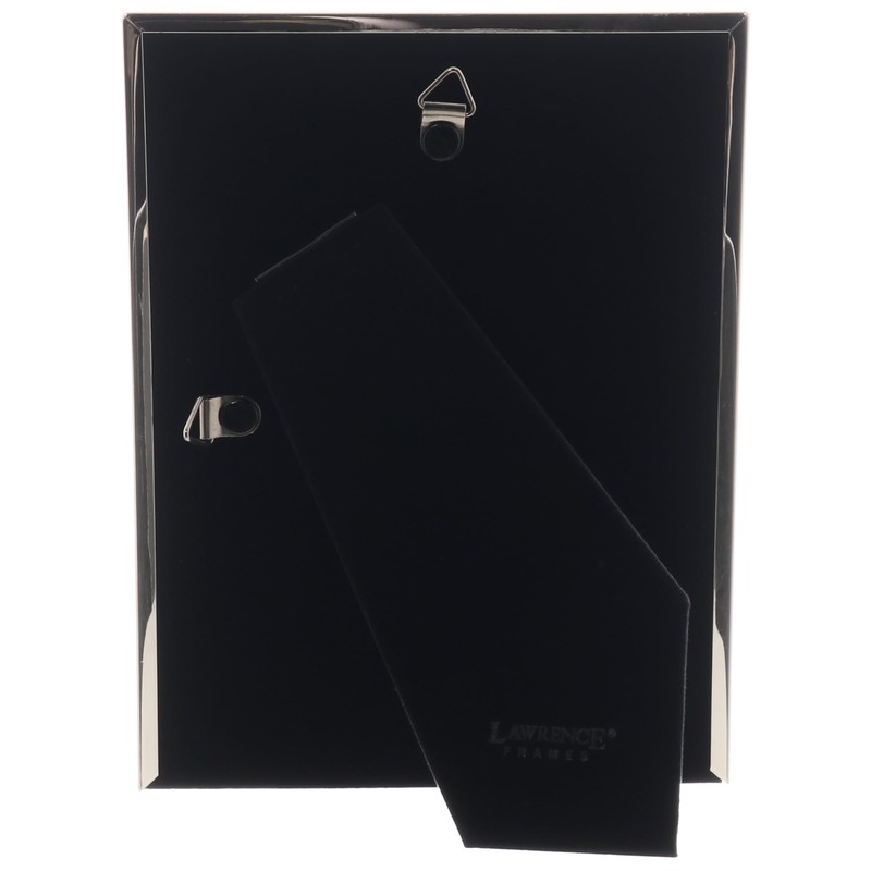 Lawrence Frames 4x6 Silver Metal Picture Frame - Strata Design