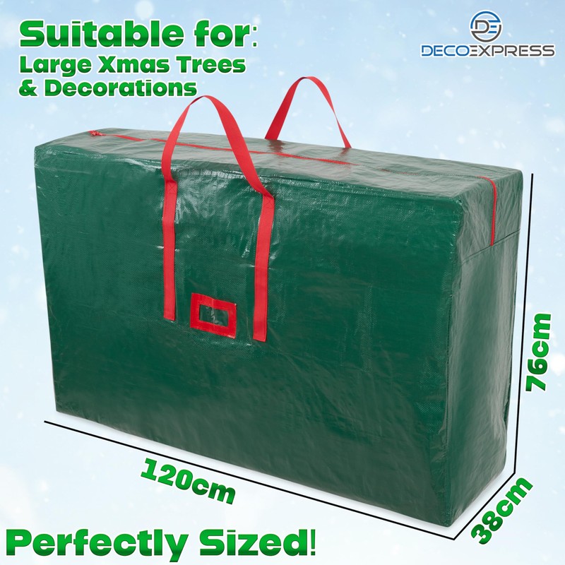 Christmas Tree Storage Bag - Zipped Christmas Storage Tree Bag