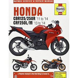 HAYNES REPAIR MANUAL 5919 compatible with Honda CBR 125 250 CRF 250L 2011-2014