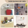 3-Pack 12-Inch Support Brackets for Wire Shelving Wire Shelf Brackets