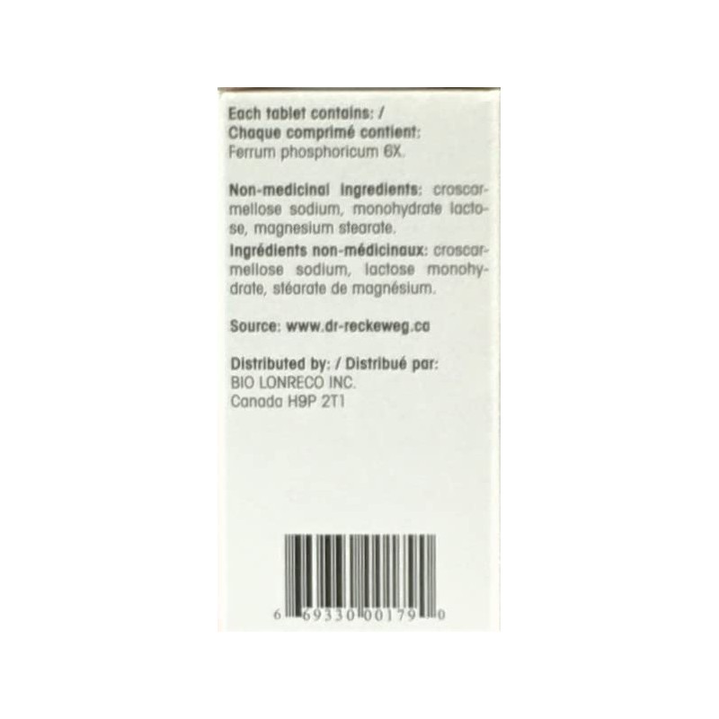 Dr Reckeweg Dr. Reckeweg Ferrum Phosphoricum (Ferrum Phos) 6X Tissue