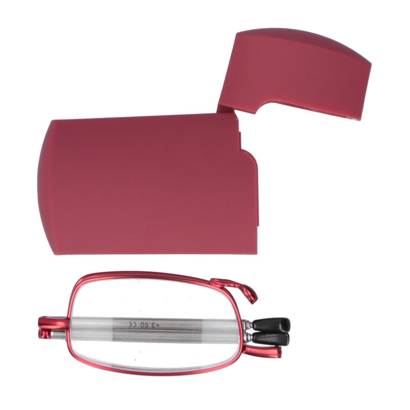 Elderly Foldable Reading Glasses Stainless Steel Blue Light Blocking Presbyopic