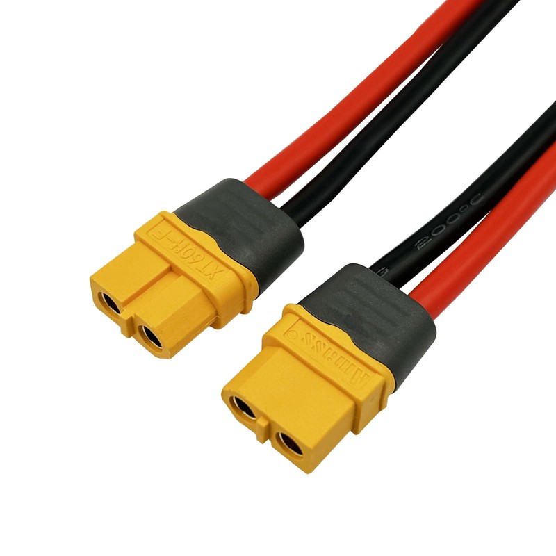 2pcs XT60H (XT60 Upgarded Female Connector Plug to 4mm Banana
