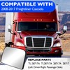 Heated Lower Convex Mirror Glass Compatible with 2008-2017 Freightliner Cascadia