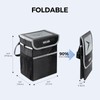 WELKIN Car Trash Can with Lid, Waterproof & Leakproof Bin,