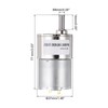 uxcell ZGB37-3530 DC 24V 200RPM Micro Motor High-Speed Geared Motor