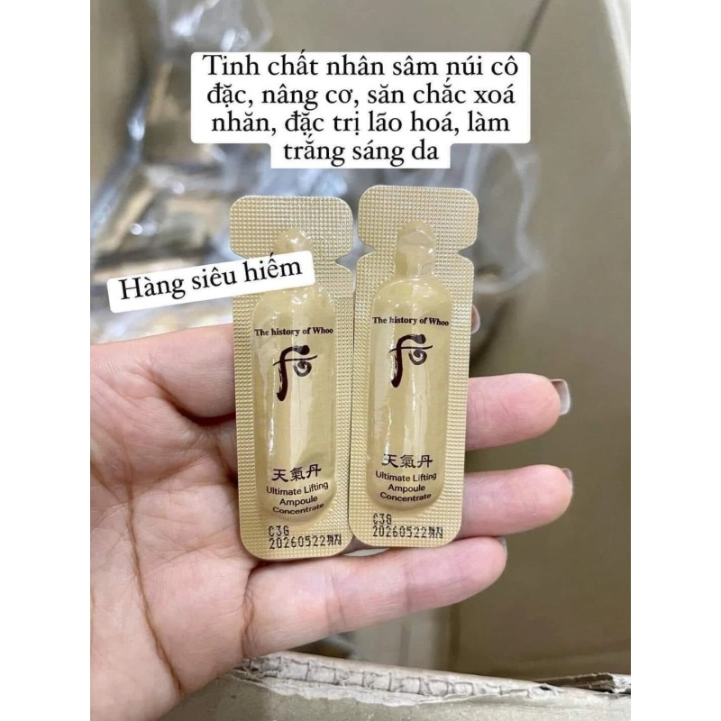 The history of Whoo Ultimate Lifting Ampoule Concentrate 1ml x