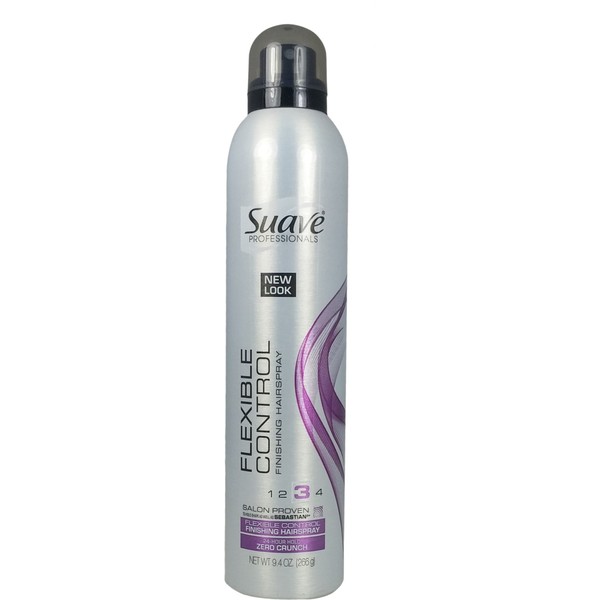 Suave Professionals Flexible Control Finishing Hairspray, 9.4 Ounce (Pack of 2)