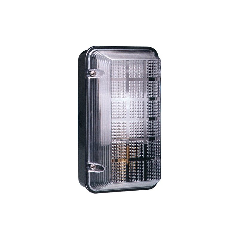 Black Bulkhead Light Fitting