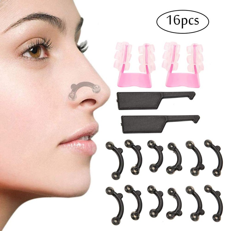 16pcs Nose Up Clip Nose Shaper 3D, Kit de Belleza