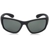 Polaroid Men's PLD 7005/S RC YYV 63 Sunglasses, Black Rubber/Green