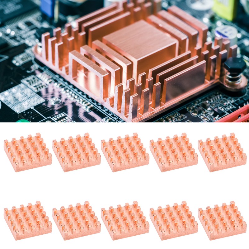 10Pcs Brass Heat Sink Electronic Components P15 x 5 x