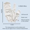 Garshana 100% pure Raw Silk,Ayurvedic Dry Brushing Gloves,Hanging Ring,2Pcs