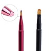 2 Pcs Retractable Lip Brushes Portable Dual End Lipstick Brush