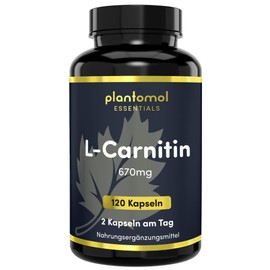 L-Carnitine Capsules High Dose - L-Carnitine Tartrate Capsules plantomol®