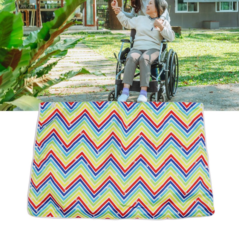 Wearable Incontinence Bed Pad for Adult Highly Absorbency Washable Fleece