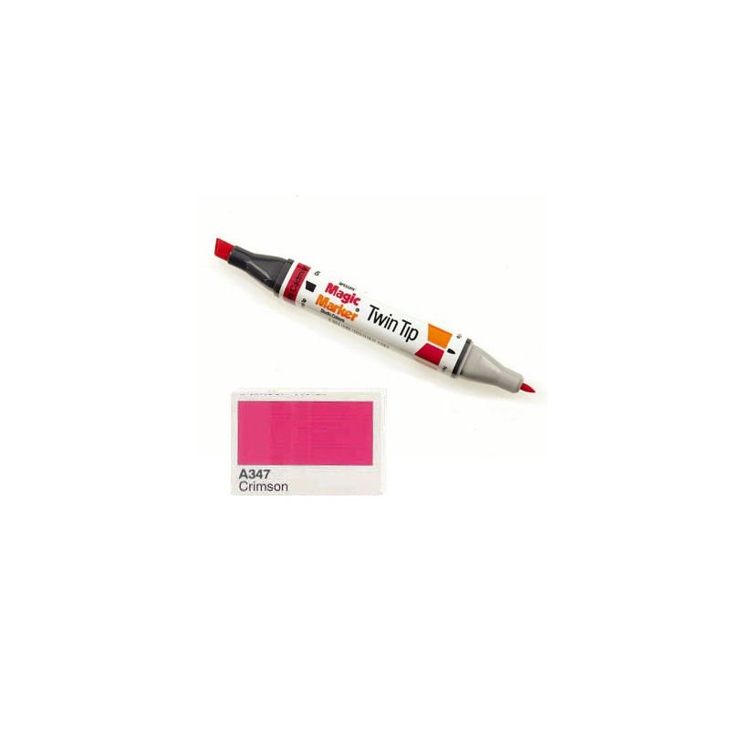 Magic Markers Twin Tip Speedry Graphic Marker - Crimson