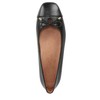 Vionic Women's Klara Ballet Flat, Black Leather, 9.5
