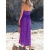CUPSHE Women's Tube Beach Dress Boho Straight Neck Strapless Smocked