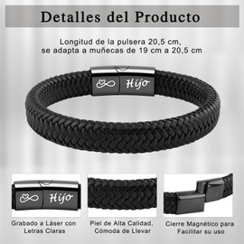 VU100 Bracelet for Son, Gift for Son, It, No gemstone