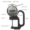 Neoteck Digital Thickness Gauge 1inch/25.4mm,0.0005inch/0.01mm LCD Display with Inch/MM Conversion