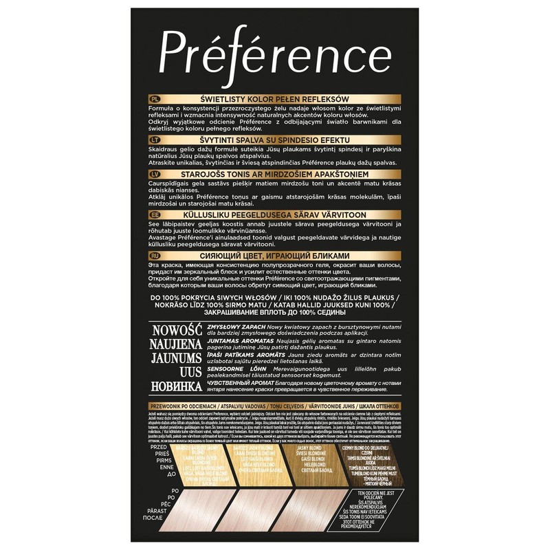 L'Oréal Paris Préférence 10.21 Stockholm Hair Dye Very Light Pearl