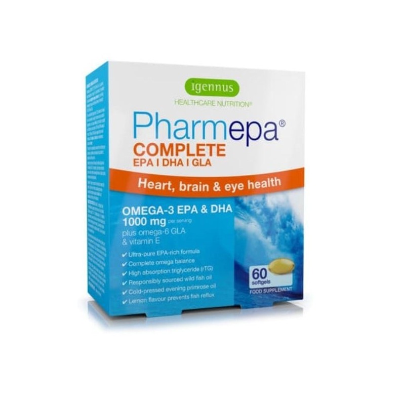 Igennus Pharmepa Complete Omega-3 Fish Oil Ω 3-6-9 1000 mg