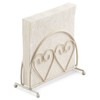 Ambiente Cream Two Hearts Napkin Holder