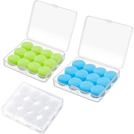 Tapones de Oídos para Dormir YOMYM, 36PCS Tapones Oídos de Silicona Tapones de Cera con Bloqueo de Sonido Nivel 32dB, Tapones Oidos Alberca para Natación, para Estudiar, Viajar