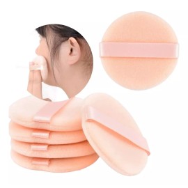 Universo en Linea Set Esponja Puff Para Aplicar Maquillaje Polvo Estuche F