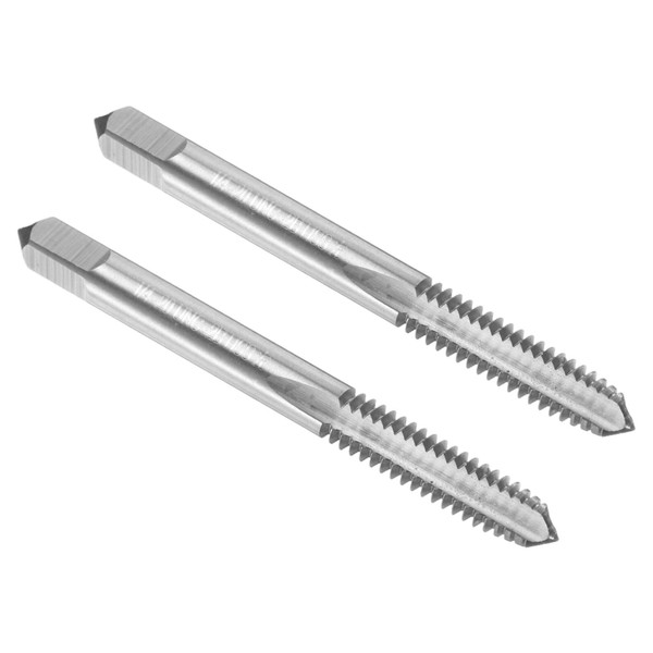 sourcing map 2pcs Hand Plug Tap 1/4-20 UNC 2B Left