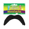 Black fake moustache, Disco, 118, Mexican, Mario fancy dress accessory