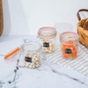 Encheng Glass Jars With Airtight Lids, Mason Jars 8 oz,Glass