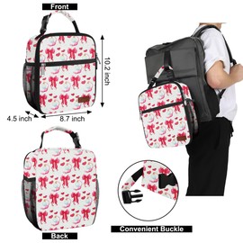 HABOPET Lunch Box for Men & Women Durable Lunch Bag for Adults Reusable Small Lunchbox Bowknot