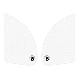 BLOQ motorrad Traktion Tank Griff Pads kompatibel mit ROYAL ENFIELD SCRAM 411 (2022-) PREMIUM - Klar