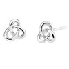 Iszie 925 Sterling Silver Celtic Trinity Knot Studs Earrings Gift