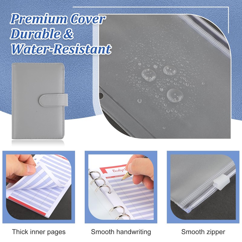 Budget Planner - Budget Planner Savings Book PU Leather with